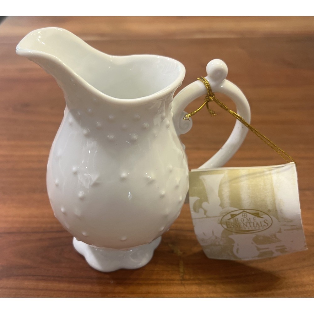 Hobnail‎ Milk Pitcher Creamer Home Essentials & Beyond I. Godinger & Co 5 1/4" H